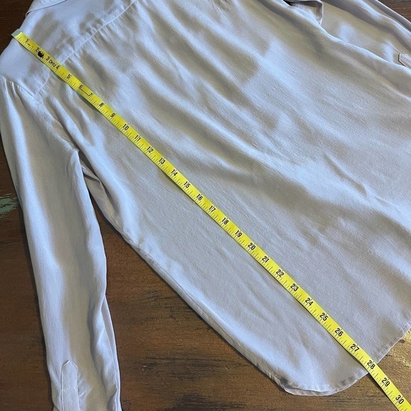 Victoria's Secret Women's Silk Button Down Shirt Size Small - Picture 8 of 8